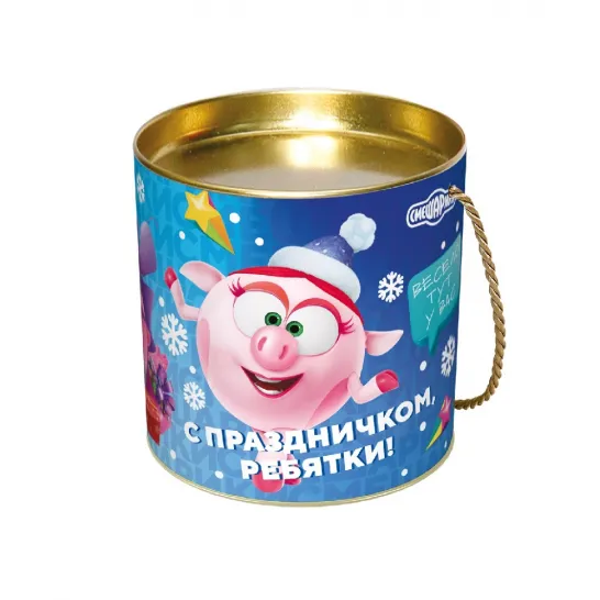 Сладкий новогодний подарок Туба Смешарики 500 грамм элит